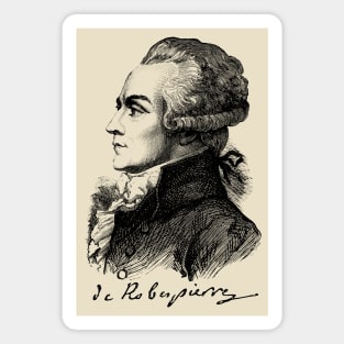 Maximilien de Robespierre Sketch - French Revolution, Jacobin, Revolutionary, Historical Magnet